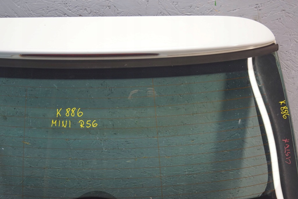 Mini cooper r56 кришка багажника задня k886 Оригінал