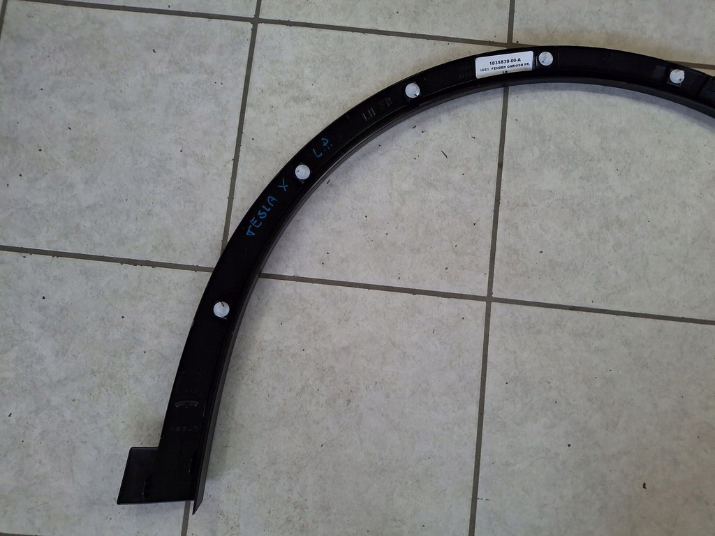 фото №6, Накладка na крила лівий передній tesla x 2020r-