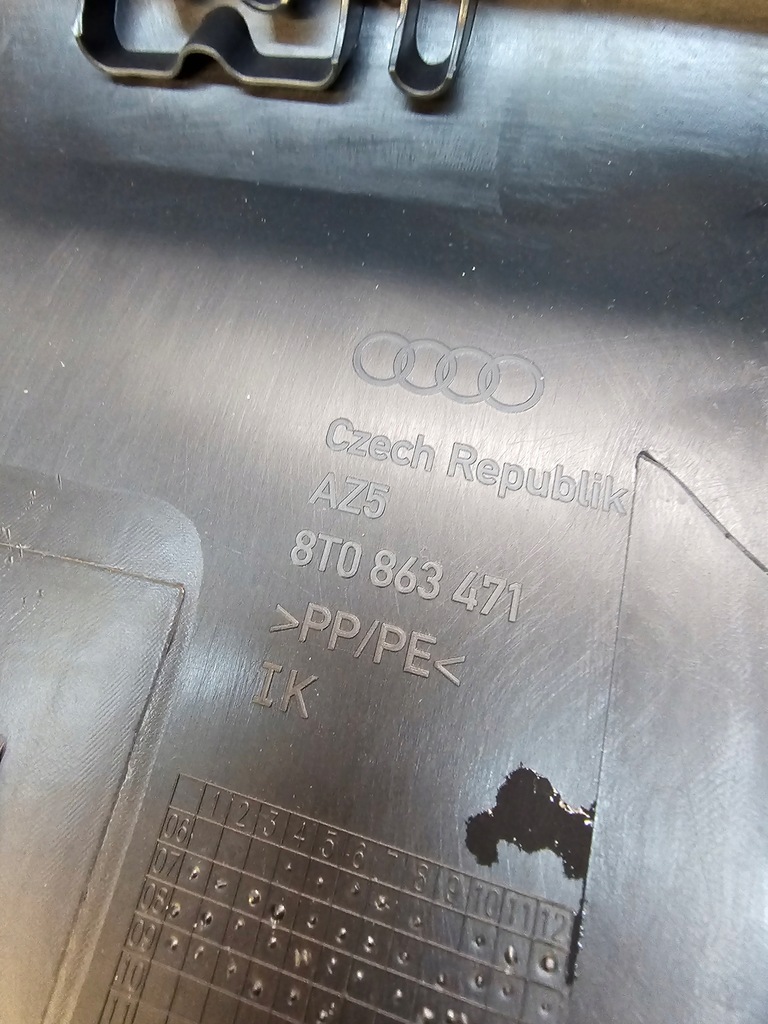 фото №8, Накладка поперечина задняя audi a5 8t coupe 8t0863471