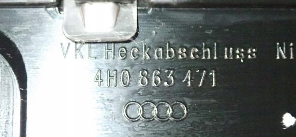 фото №10, Молдинг край багажника audi a8 d4 4h 4h0863471c