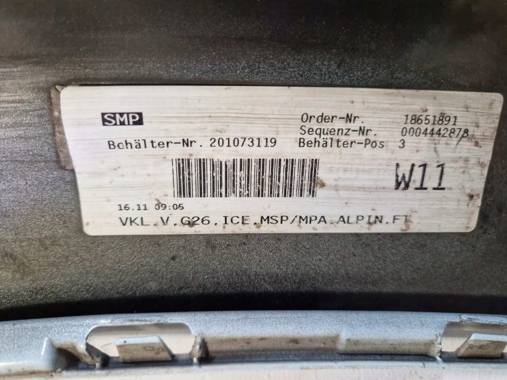 Bmw 4 iv g26 m-pakiet бампер перед передний 51118078573 Оригинал