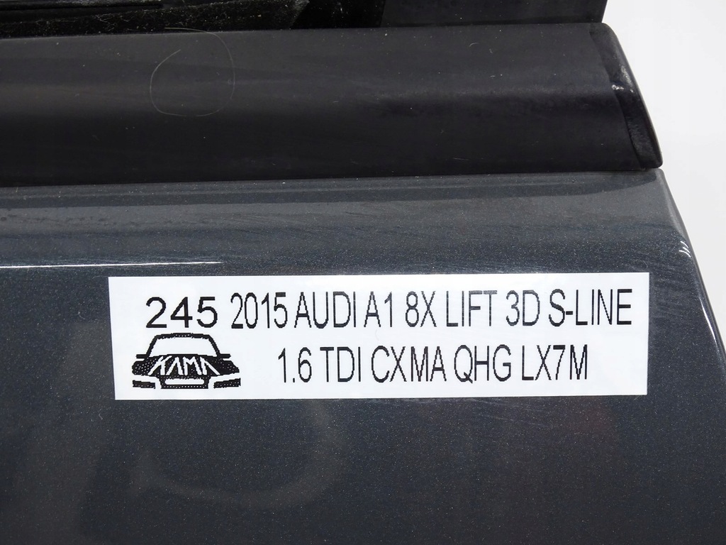 фото №12, Дверь левая левый перед audi a1 8x lift 3d hb lx7m
