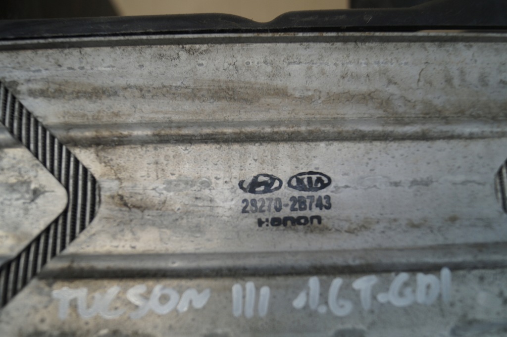 фото №9, Радіатор інтеркулер hyundai tucson ii iii 1.6t-gdi 15-20r 28270-2b743