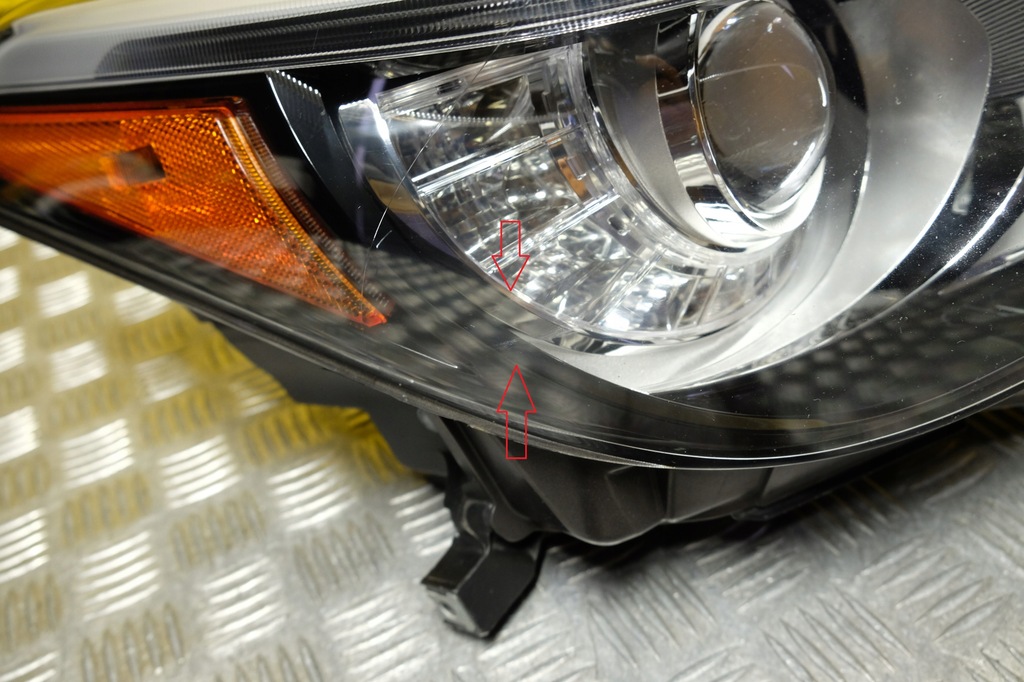 фото №4, Infiniti q70 2013- фара лампа full led некрутящаяся r usa