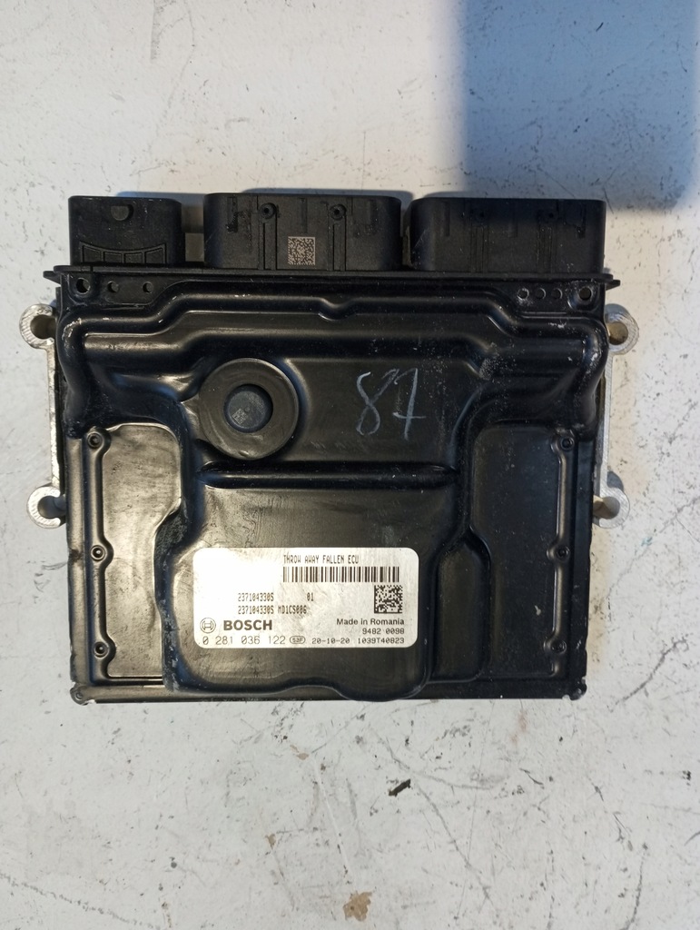 фото №1, Блок керування бортовий комп'ютер двигуна renault scenic iv 2,0dci 0281036122