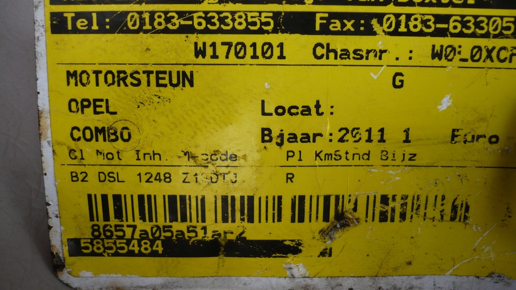 фото №5, Подушка кронштейн bipper fiorino nemo qubo 1.3 jtd 11r