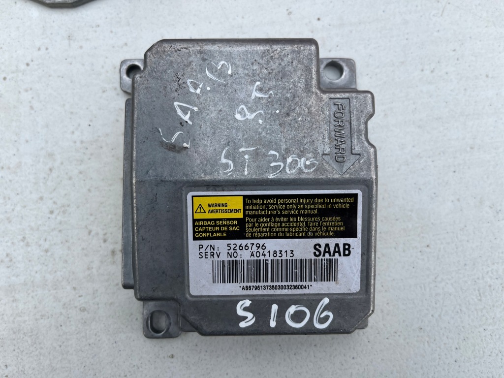 фото №1, Модуль подушка безпеки датчик подушок 5266796 saab 95 i