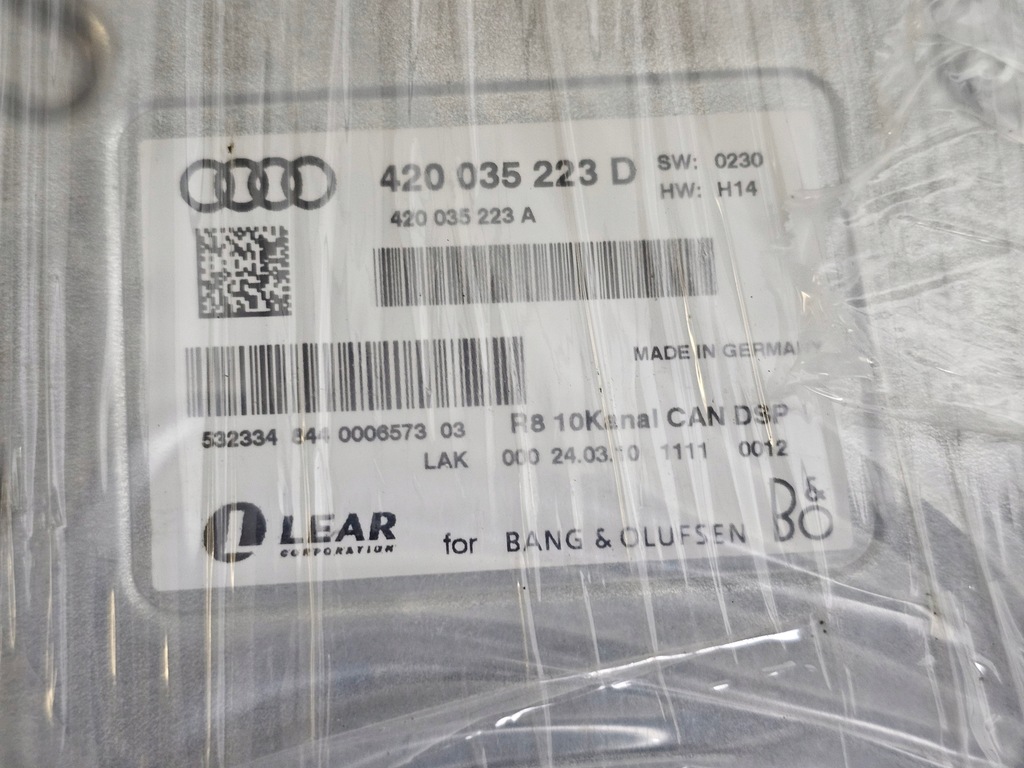 фото №4, Підсилювач радіо аудіо bang olufsen audi r8 420035223d