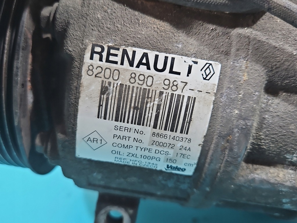 фото №7, Компрессор кондиционера компрессор renault laguna iii 8200890987