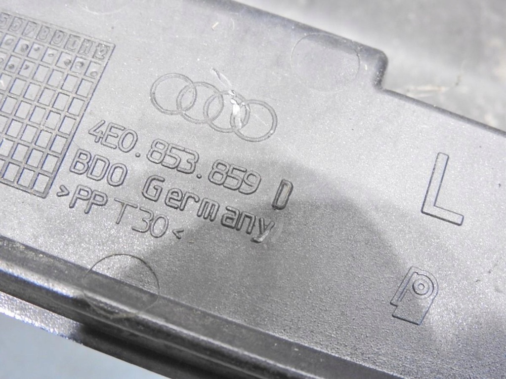 фото №11, Молдинг накладка порог левая lz9w audi a8 d3 4e0853859d