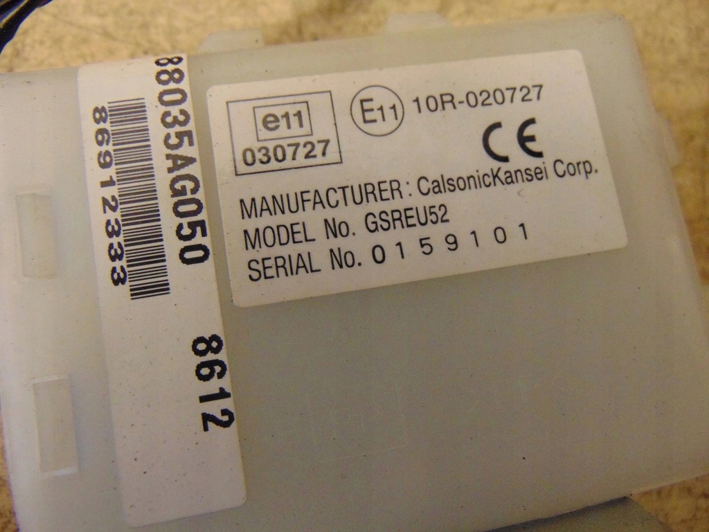 фото №5, Модуль блок управления 88035ag050 subaru legacy iv lift