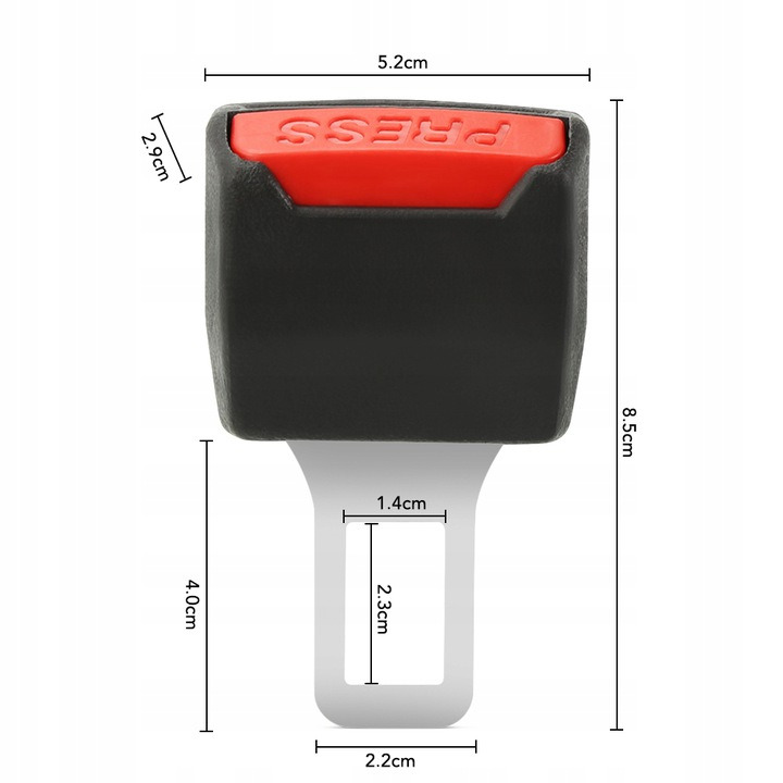 фото №9, Заглушка поперечина безопасности ремней w автомобиль удлинитель адаптер пряжка