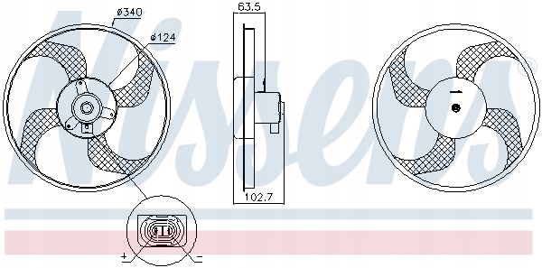 фото №7, Nissens 85928 вентилятор, охлаждение двигателя