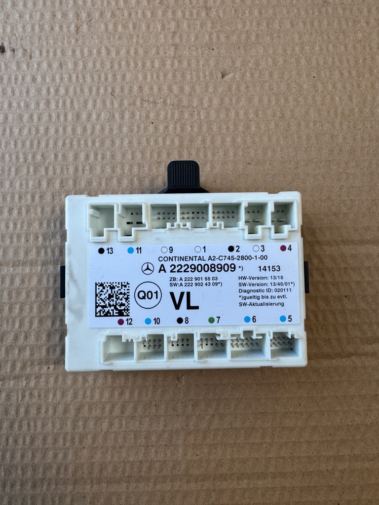 фото №1, Mercedes s 222 модуль блок керування двері 2229008909