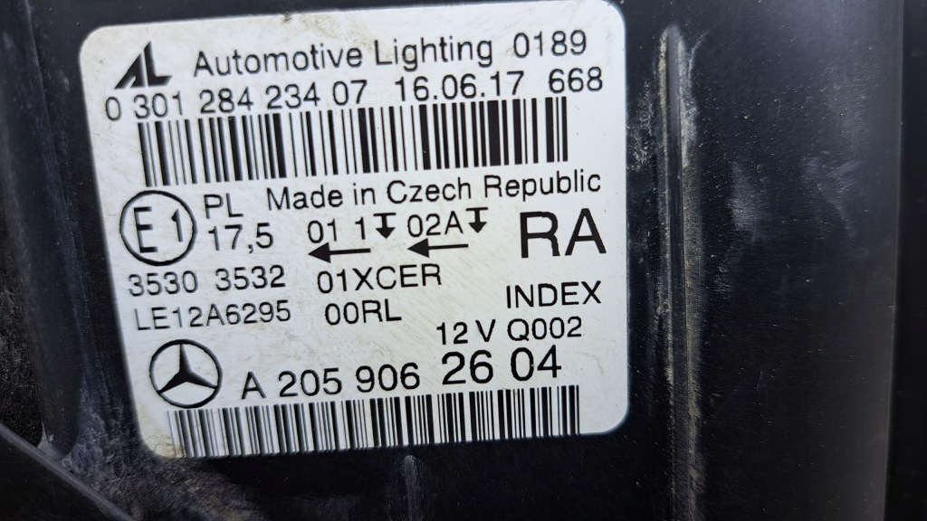 фото №6, Mercedes c-klasa w205 full led лампа передняя