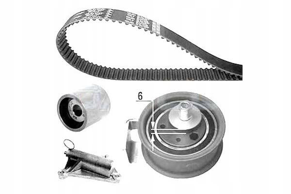 фото №2, Комплект - набір ремінь розподільного валу dayco ct919k4 5300