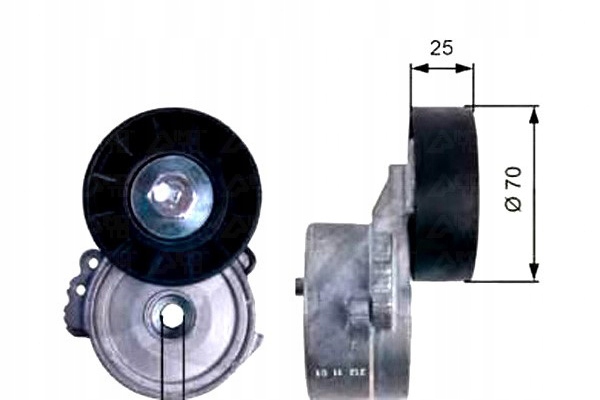 фото №1, Натяжитель ремень многоручейковый volvo c30 c70 ii s40