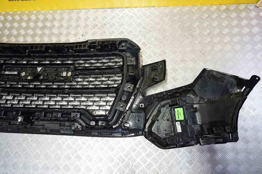 фото №14, Gmc sierra 1500 2019 - 2021 бампер перед передній хром решітка радіатора usa