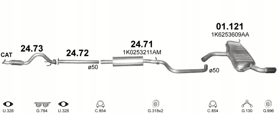 фото №6, Vw golf plus 1.2 tsi od 2009r. труба соединительная