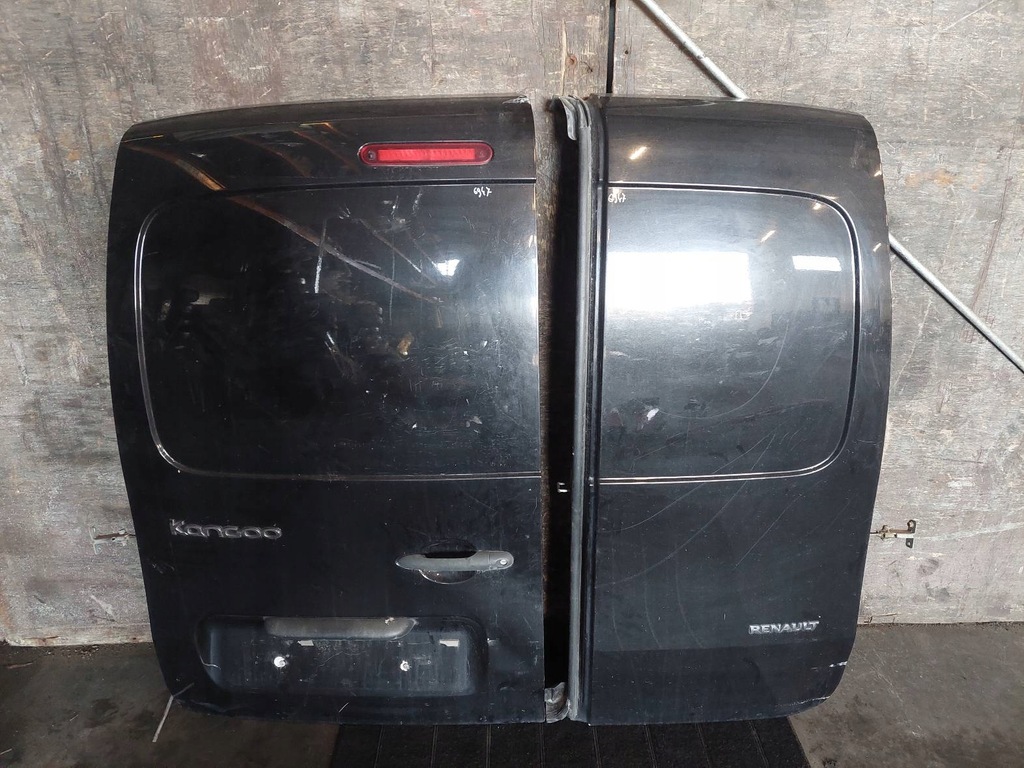 фото №10, Kompletny задняя дверь створка лампы бампер renault kangoo ii tegnd