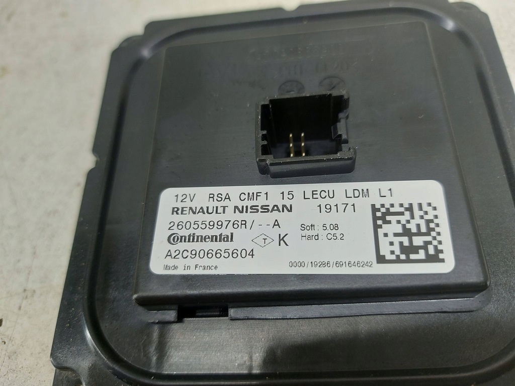 фото №5, Renault twingo iii megane 4 talisman модуль преобразователь led лампы передней