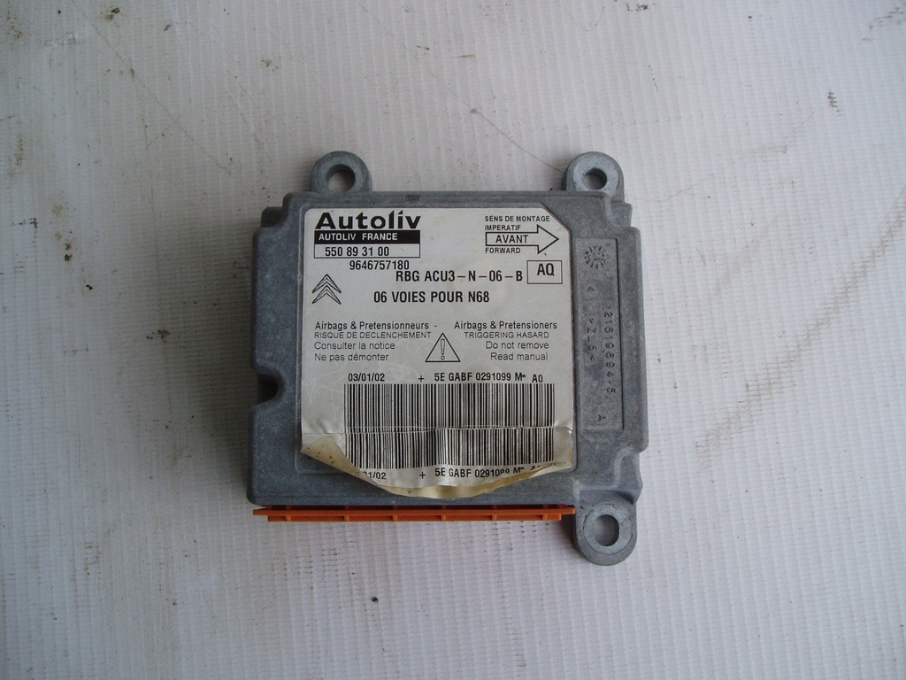 фото №1, Модуль подушек подушка безопасности xsara picasso