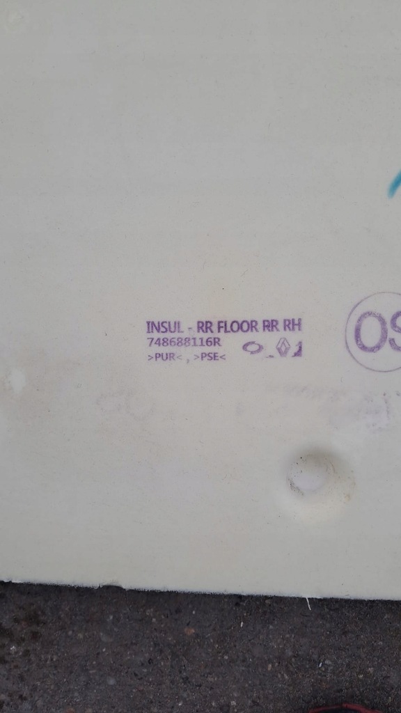 фото №6, Gąbki pod килимок renault 749406019r 749418212r 748695020r 748688116r