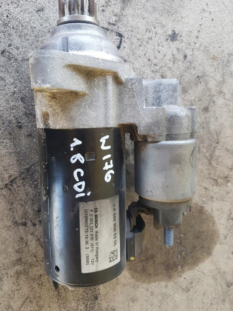 фото №1, Стартер 2,0cdi mercedes w176 a6459060300