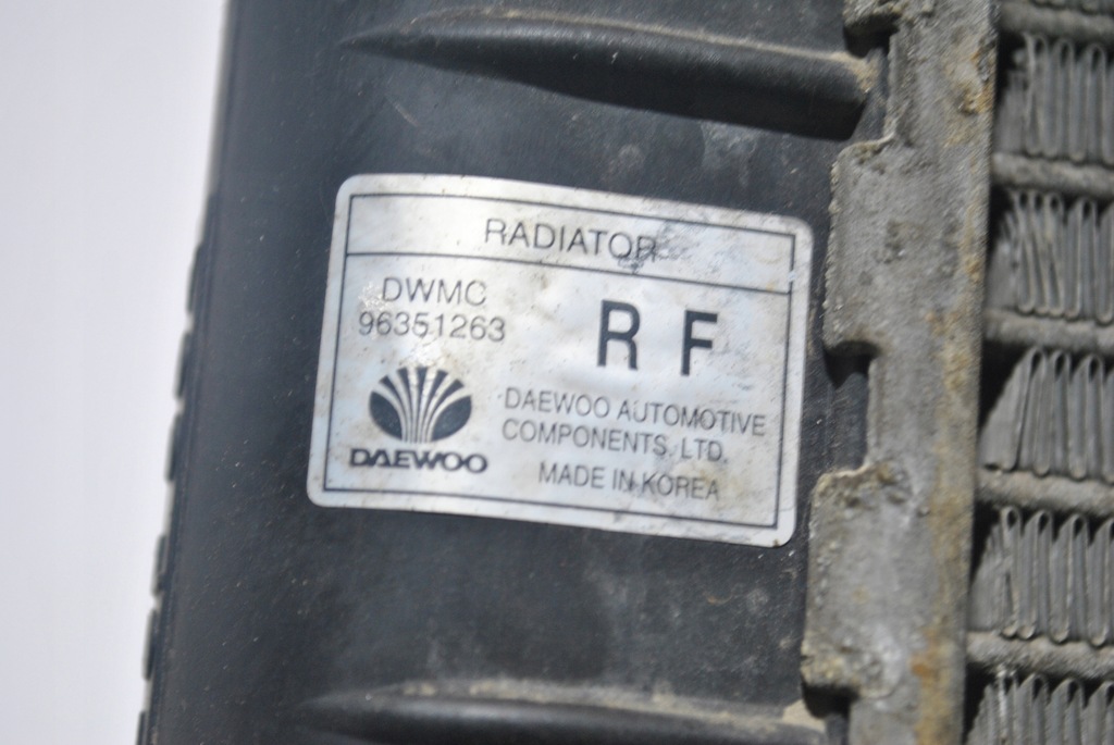 фото №4, Радіатор wody daewoo lanos 1.6 16v 96351263rf