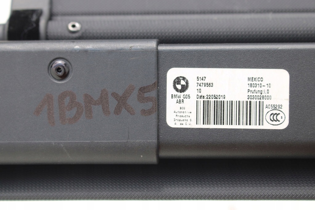 Bmw x5 g05 шторка багажника 7479563 czarna колір: чорний soul 5147 747956 Київ