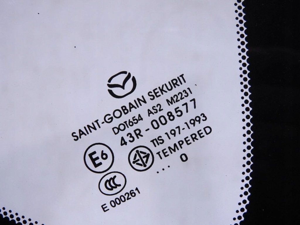 фото №5, Скло кузовна правий задня mazda 3 ii bl hb