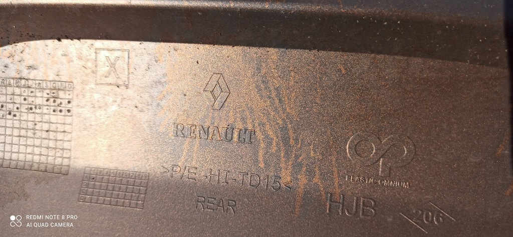 фото №8, Captur ii накладка спойлер бампера задня 850707814r