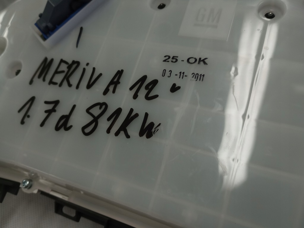 Opel meriva 2 b 1.7cdti 2012 панель приборів 13349551 європа Зі Шроту