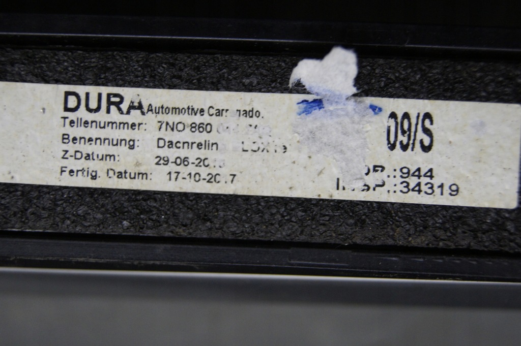 фото №9, Рейлінг рейлінг seat alhambra ii 7n0860043 7n0860044