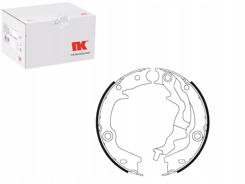 фото №1, Nk2734784 тормозные колодки ham. ручной. hyundai accent 05-/ri