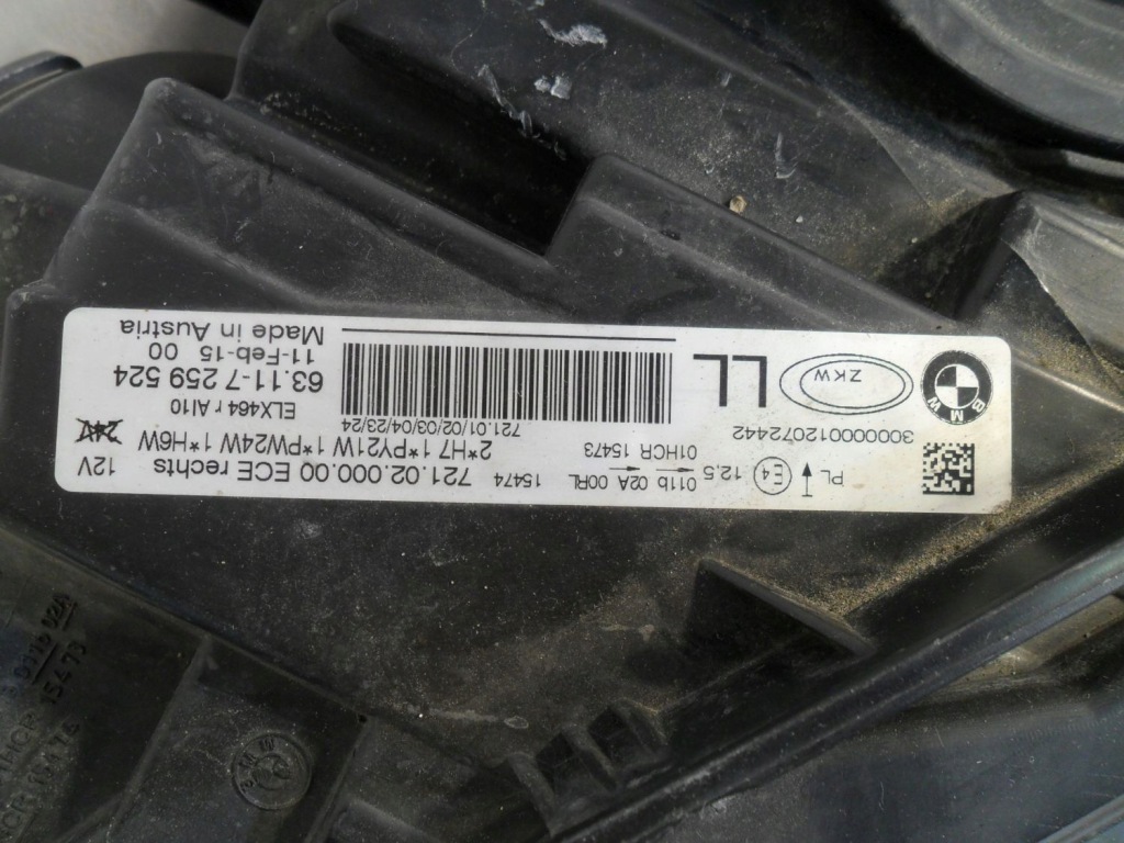 фото №7, Bmw f30 f31 фара правый передний лампа правая перед