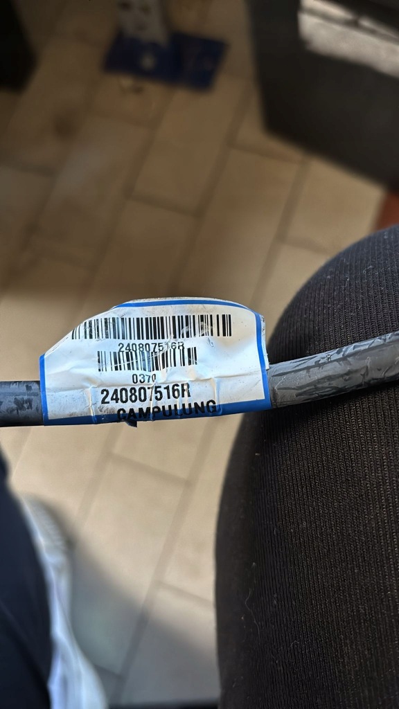 фото №4, Шланг клемма минусовая renault clio v captur ii 240807516r