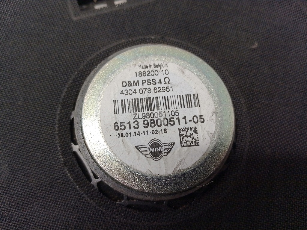 фото №2, Динамік лівий 9800511 mini countryman r60