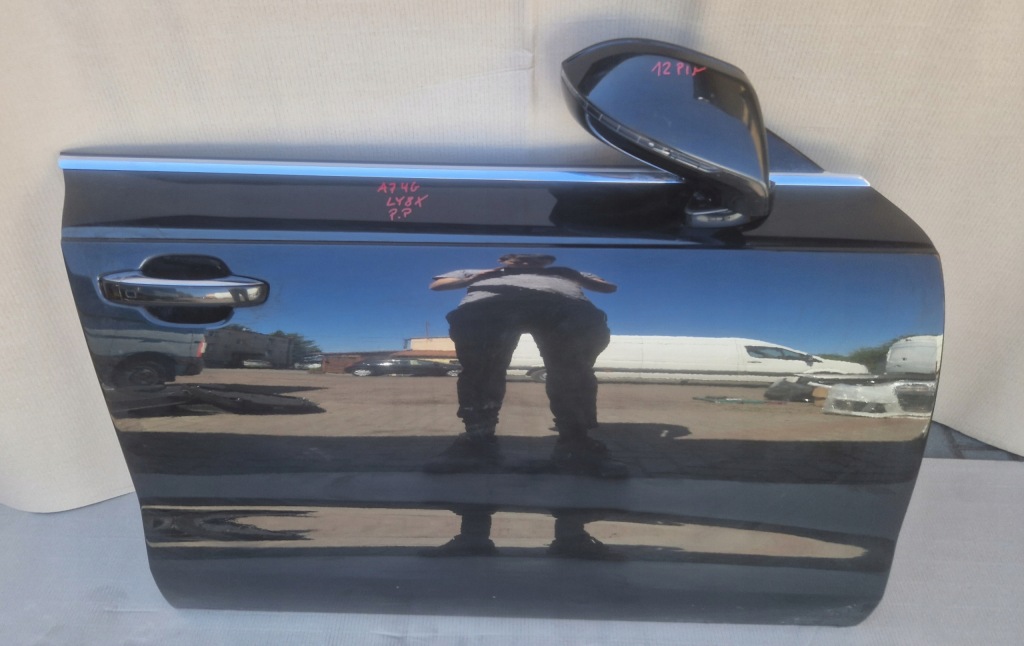 фото №2, Audi a7 4g двері праве перед ly8x дзеркало 12pin