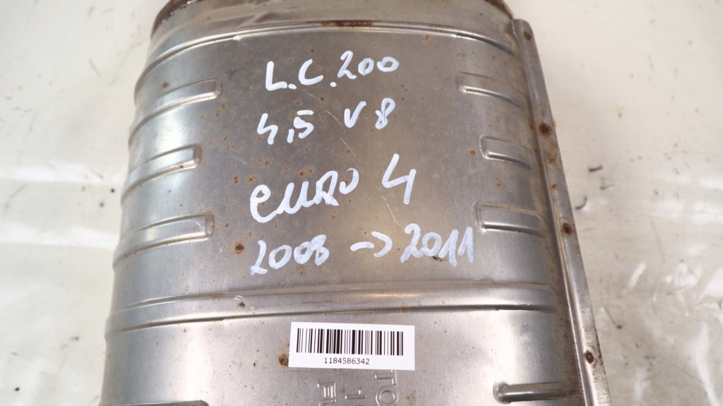 фото №14, Toyota land cruiser 200 4.5 v8 08-11 гаситель выхлоп труба 15102