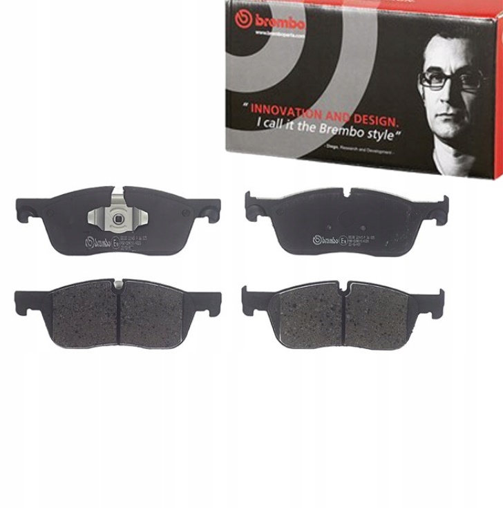 фото №1, Тормозные колодки тормозные перед brembo do jaguar xe 2.0