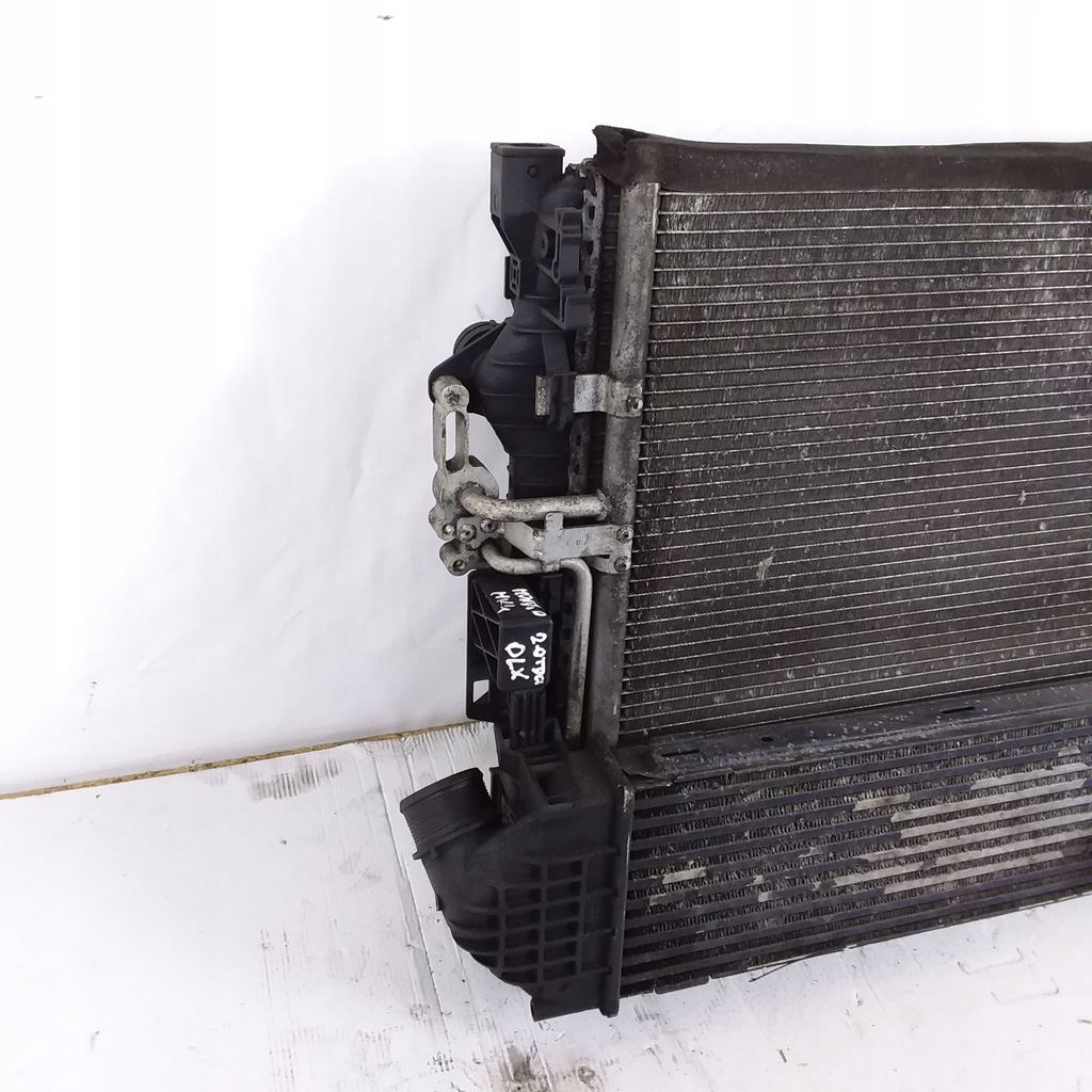 фото №4, Ford mondeo mk4 2.0 tdci радиатор + вентилятор