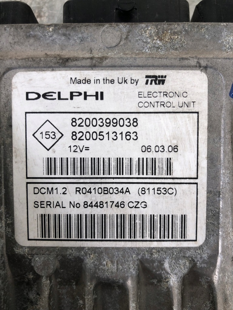 фото №5, Бортовой компьютер двигателя nissan note e11 8200399038