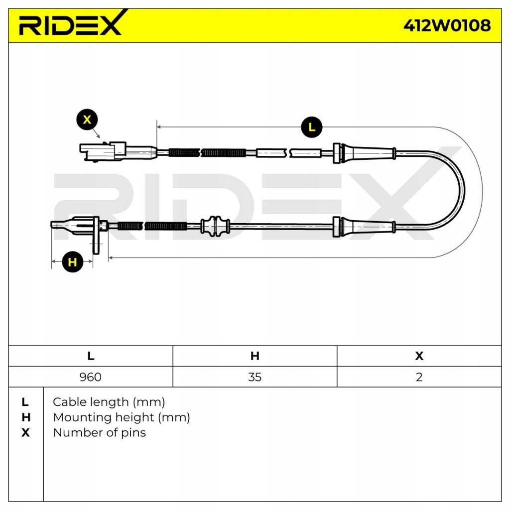 фото №6, Датчик, скорость вращательная колеса ridex 412w0108