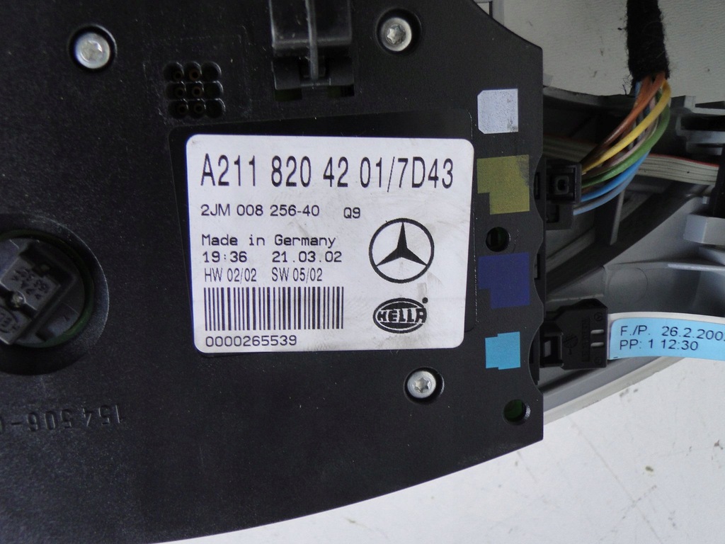 фото №10, Mercedes e w211 зеркало заднего вида + панель