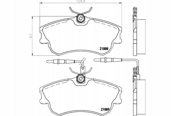 фото №2, Тормозные колодки тормозные renault перед espace 2,0-3,0 96-0