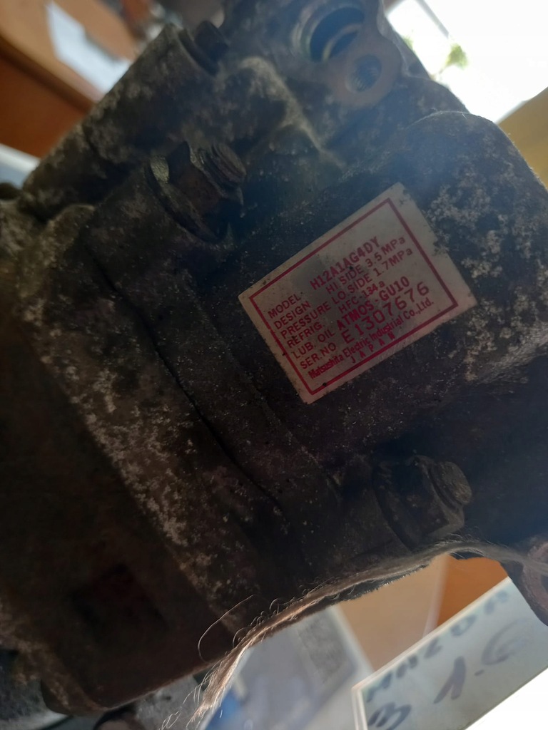 фото №10, Mazda оригінальний номер h12-a1a-g4dy компресор, кондиціонер