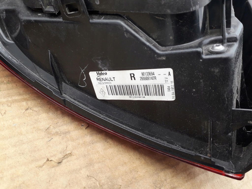 фото №7, Лампа задняя dacia sandero ii lift 17-