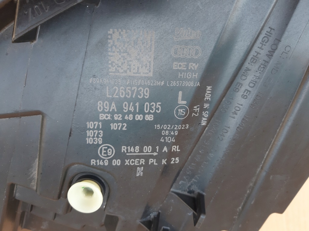 фото №15, Audi q4 e-tron фара левый matrix лампа левая 89a941035