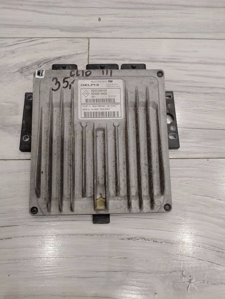 фото №1, Бортовой компьютер блок управления renault clio iii 8200399038 8200619409